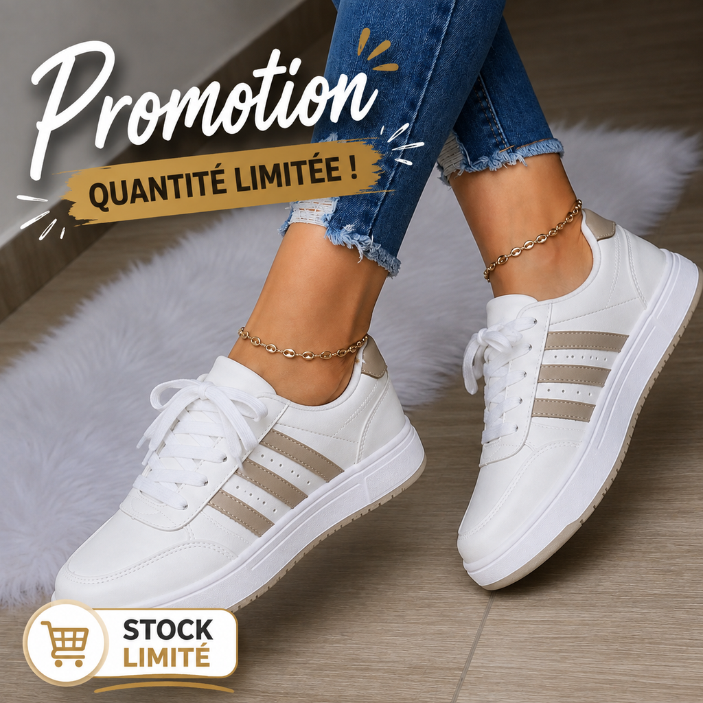 Baskets Femme Élégance – Confort & Style au Quotidien ✨ Beige