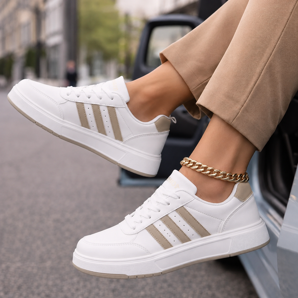 Baskets Femme Élégance – Confort & Style au Quotidien ✨ Beige